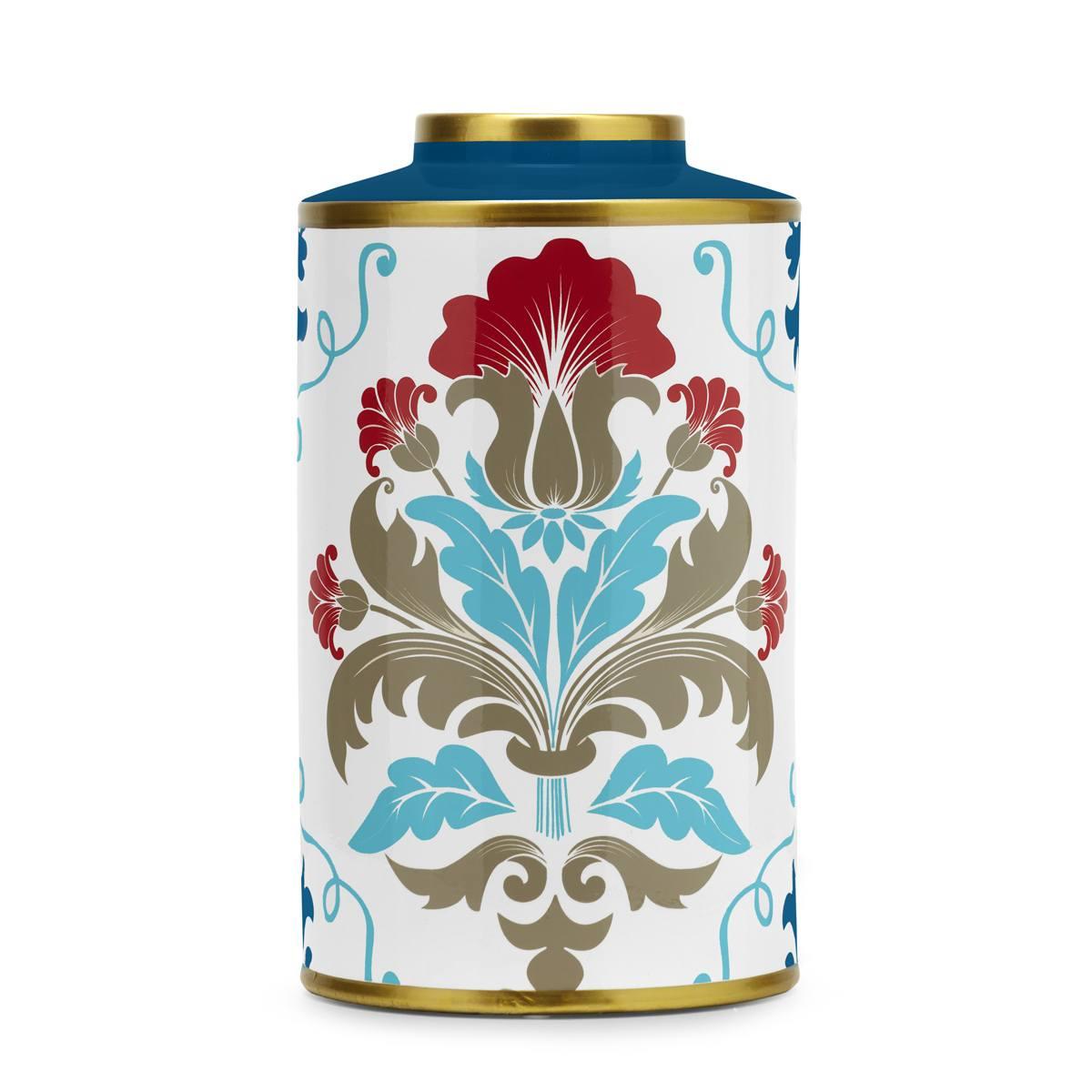 Vaso porcellana mariamt alto 19 x 37 cm