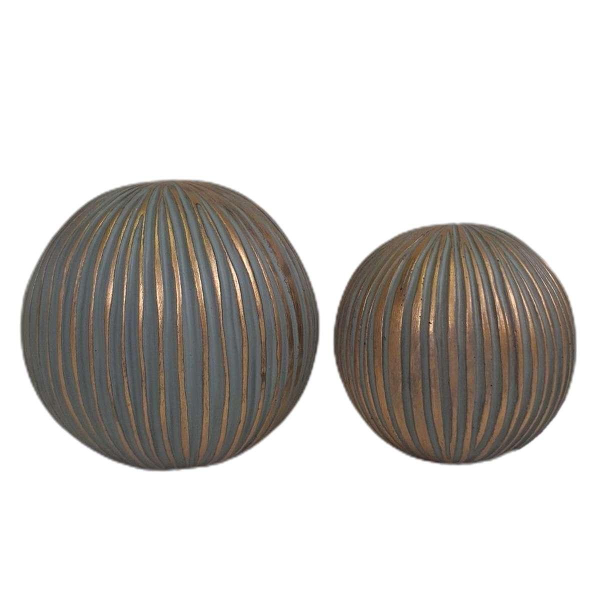 Sfere decorative caicos Set 2 pz