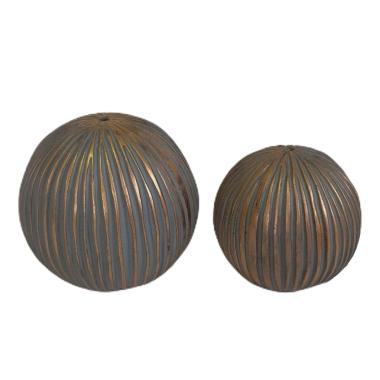 Sfere decorative caicos Set 2 pz