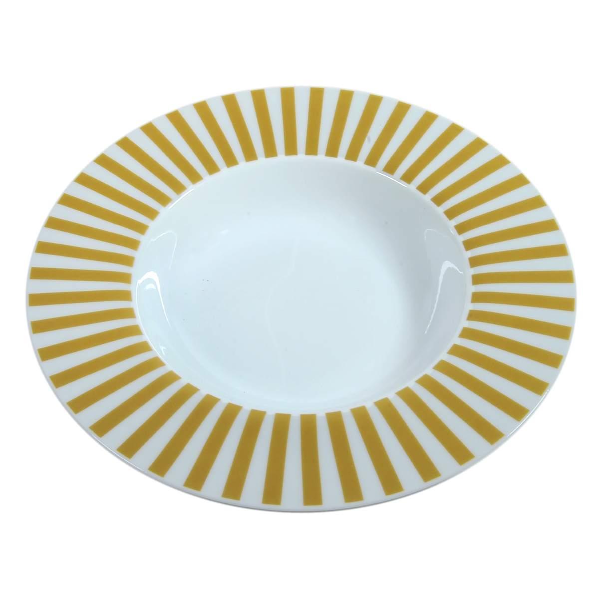 Piatti Tavola Set pz.6 Tavola Porcellana Fade Fondo cm.Ø23 Splendor |Fade