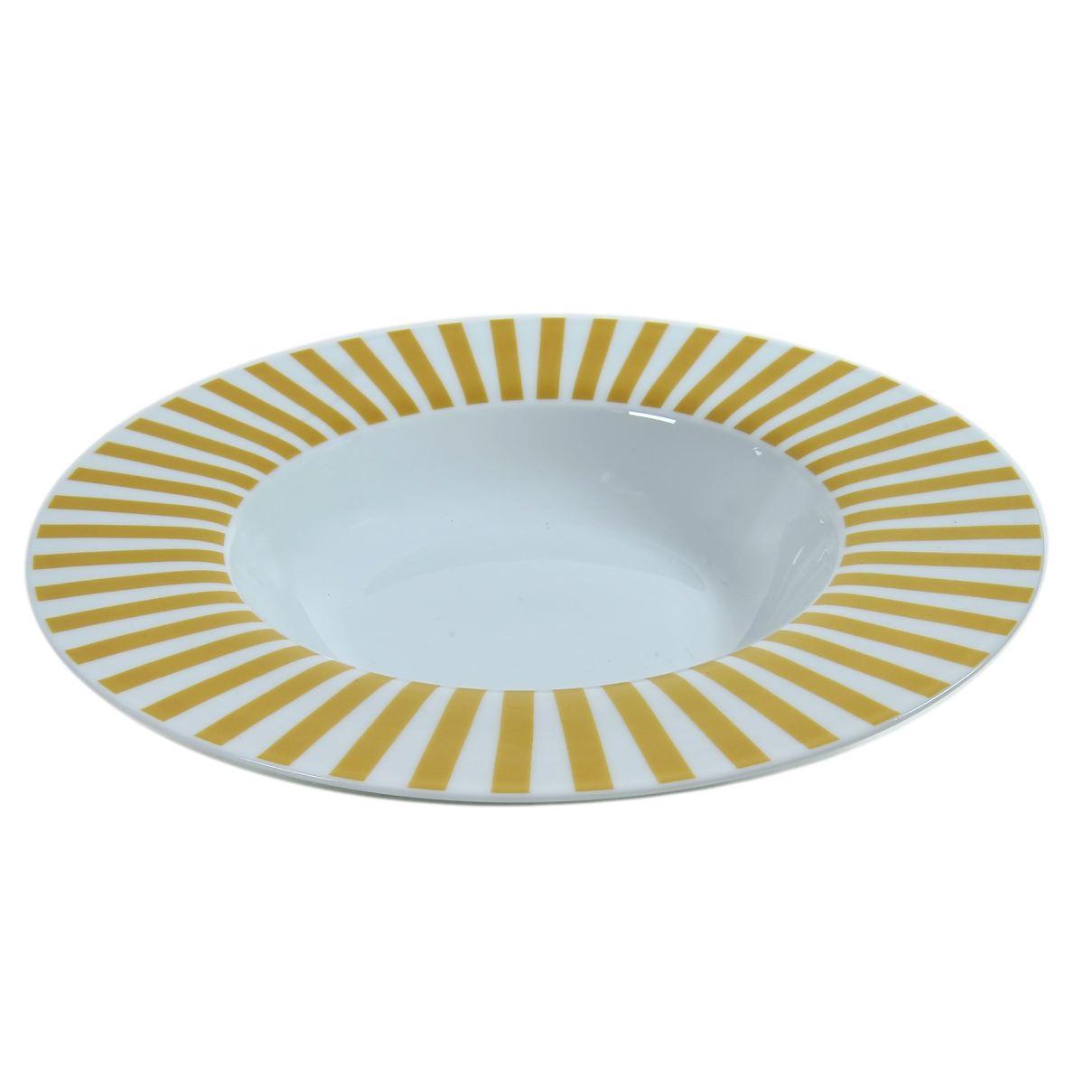 Piatti Tavola Set pz.6 Tavola Porcellana Fade Fondo cm.Ø23 Splendor |Fade