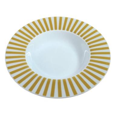 Piatti Tavola Set pz.6 Tavola Porcellana Fade Fondo cm.Ø23 Splendor |Fade