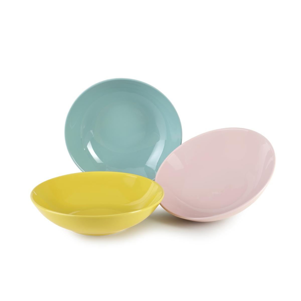 Piatti Tavola Set pz.6 Porcellana Fade Fondo Boho cm.Ø23 | Fade