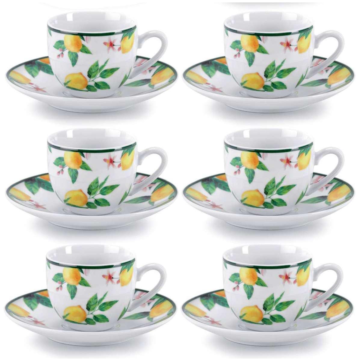 Tazzine Caffè Set pz.6 Porcellana Fade Jaffa | Fade