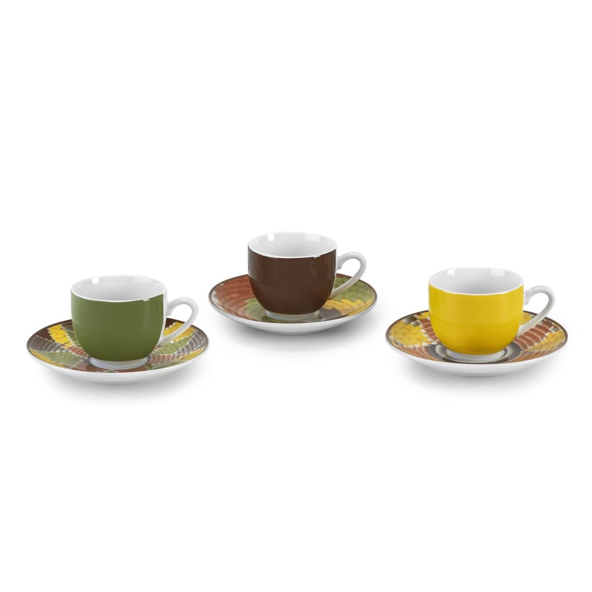 Tazzine Caffè Set pz.6 Porcellana Fade Batik | Fade