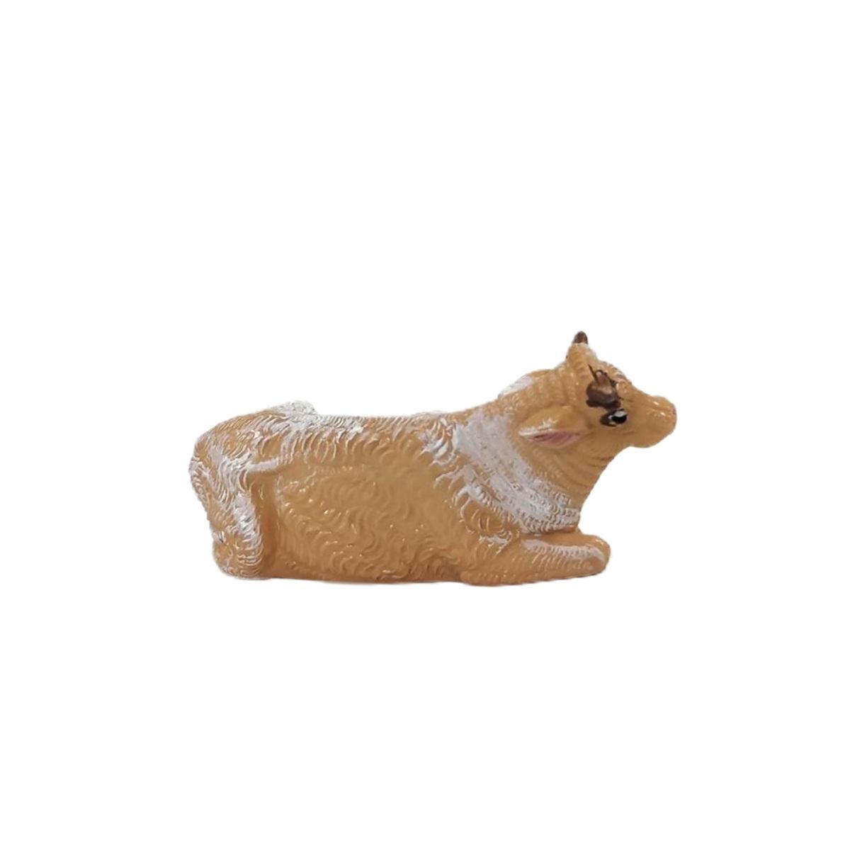 Statua presepe 7 cm bue