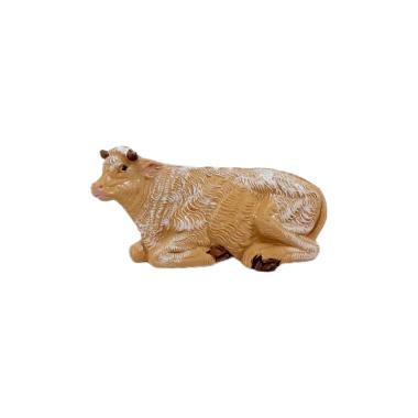 Statua presepe 7 cm bue