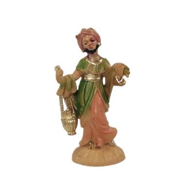 Statua presepe 6 cm re magi gaspare