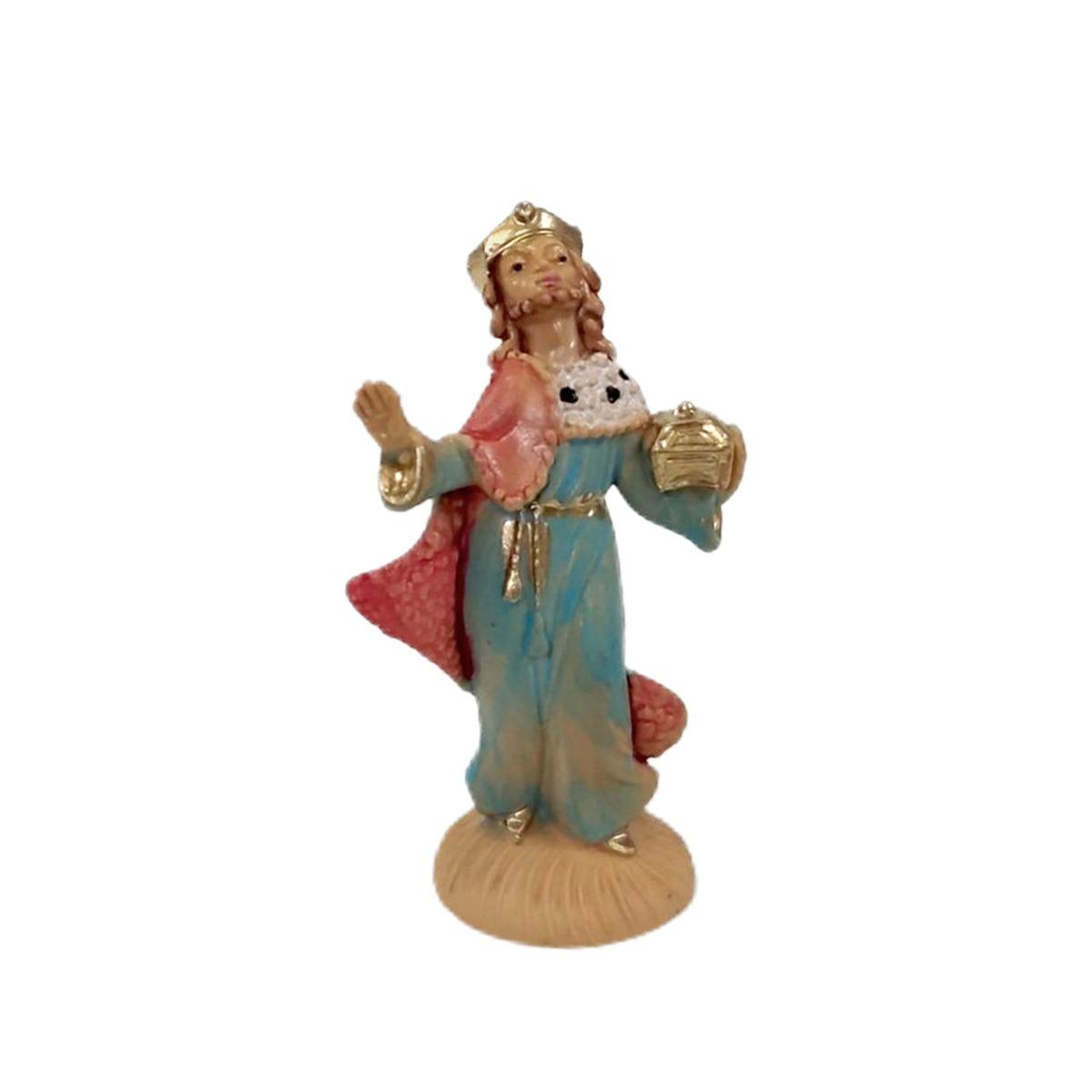 Statua presepe 6.5 cm re magi melchiorre