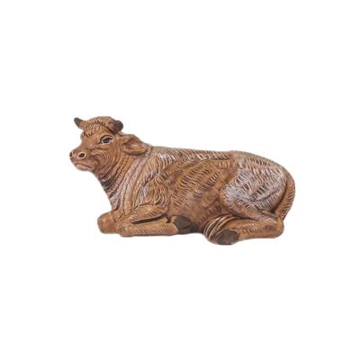 Statua presepe 8 cm bue