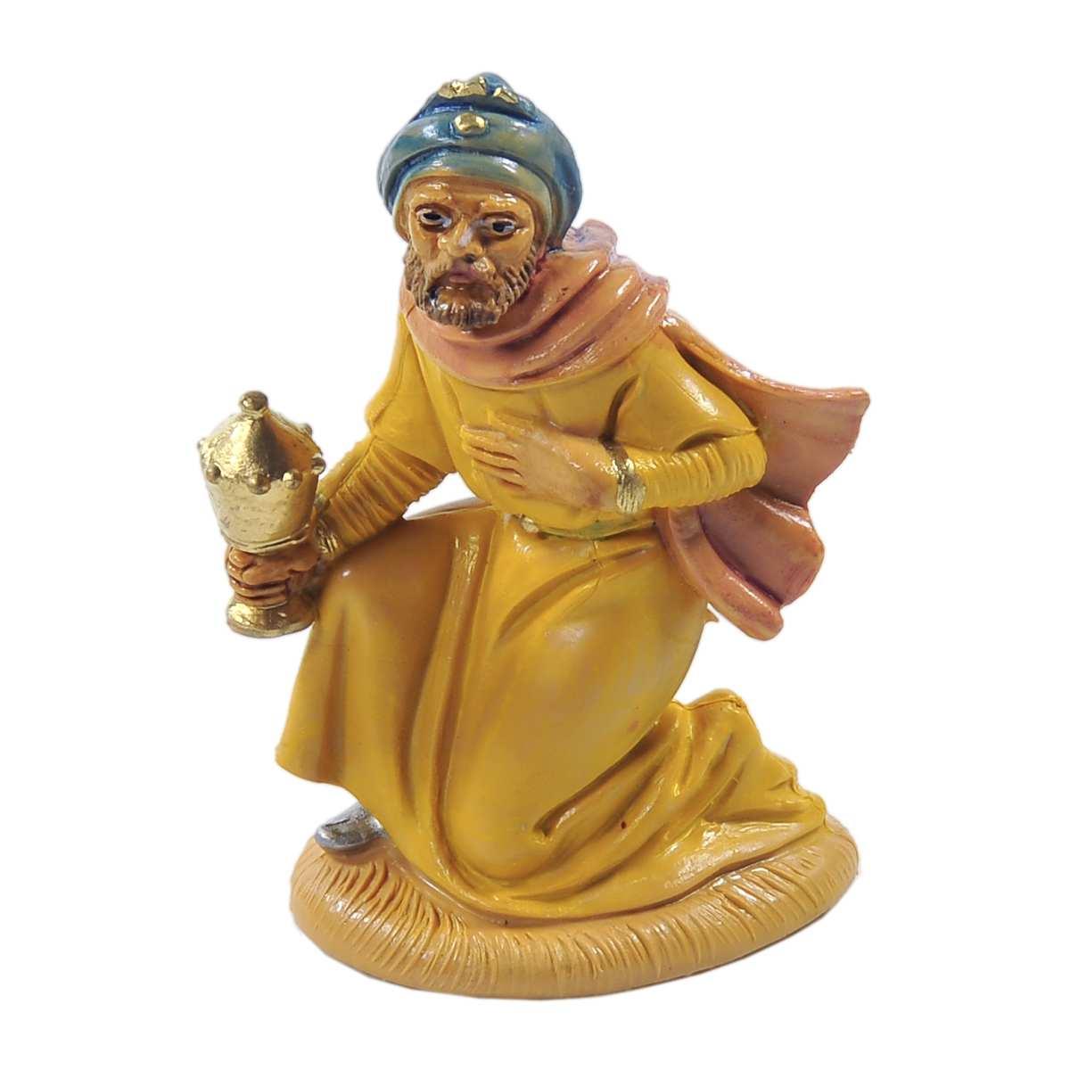 Statua presepe 10 cm re magi gaspare