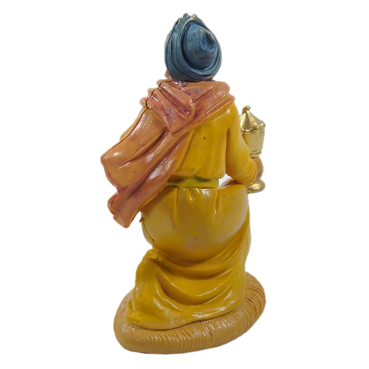 Statua presepe 10 cm re magi gaspare