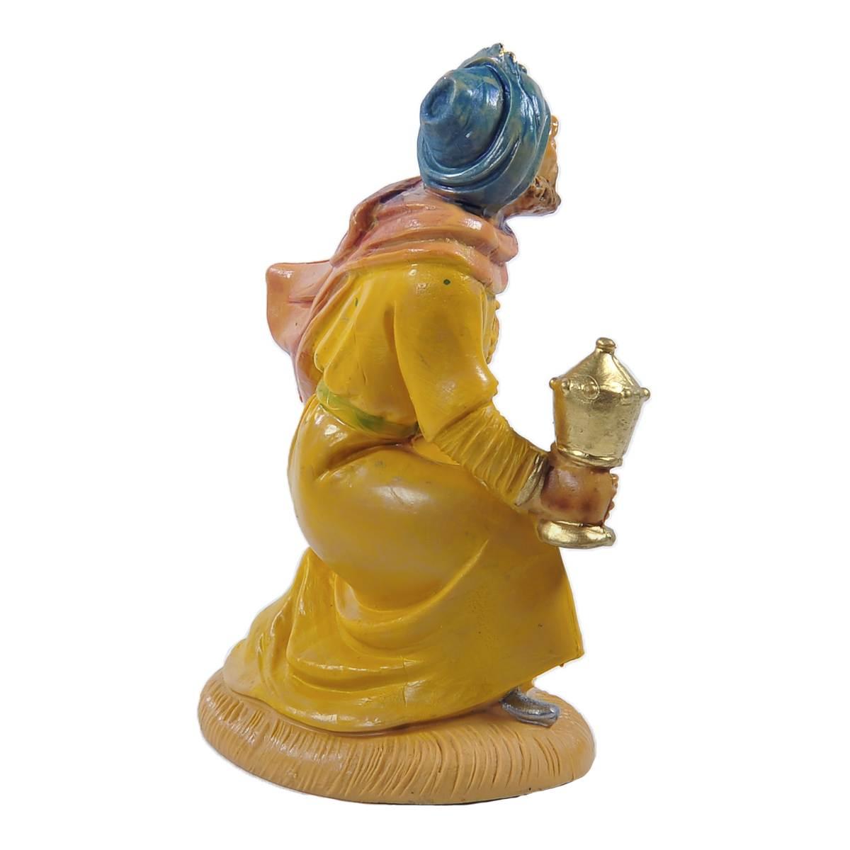 Statua presepe 10 cm re magi gaspare