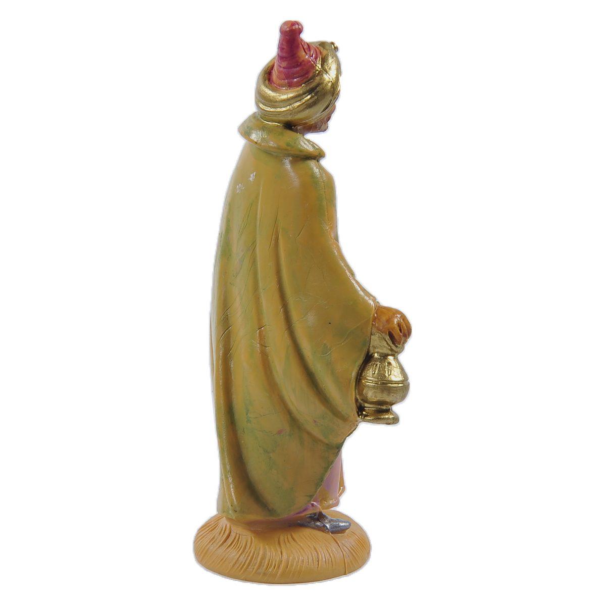 Statua presepe 10 cm re magi baldassarre