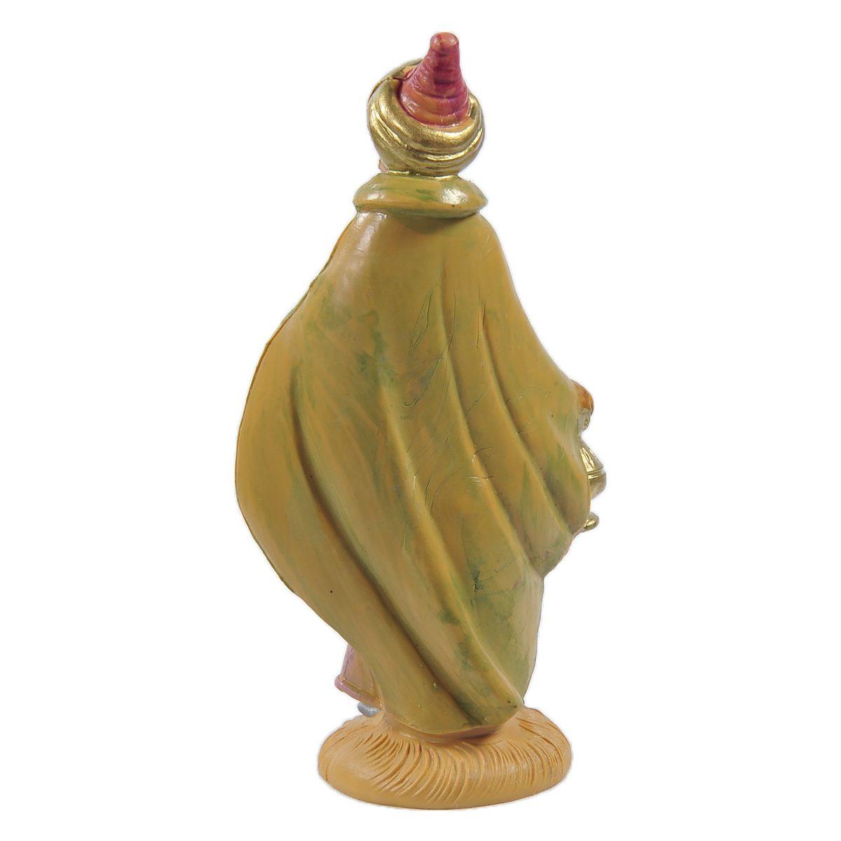 Statua presepe 10 cm re magi baldassarre