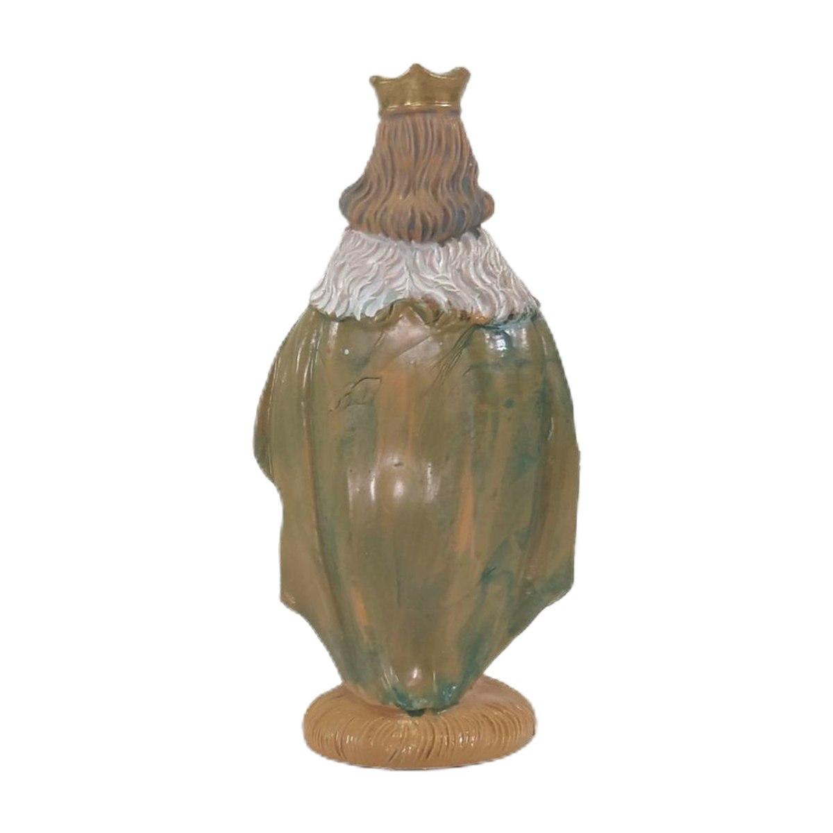 Statua presepe 10 cm re magi melchiorre