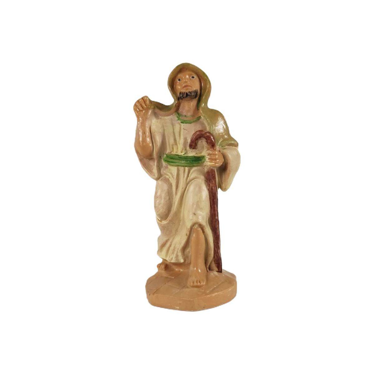 Statua presepe 10 cm arabo bastone
