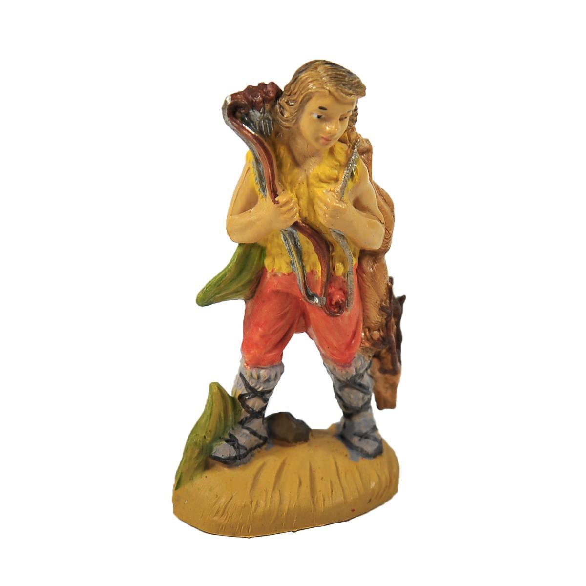 Statua presepe 10 cm cacciatore