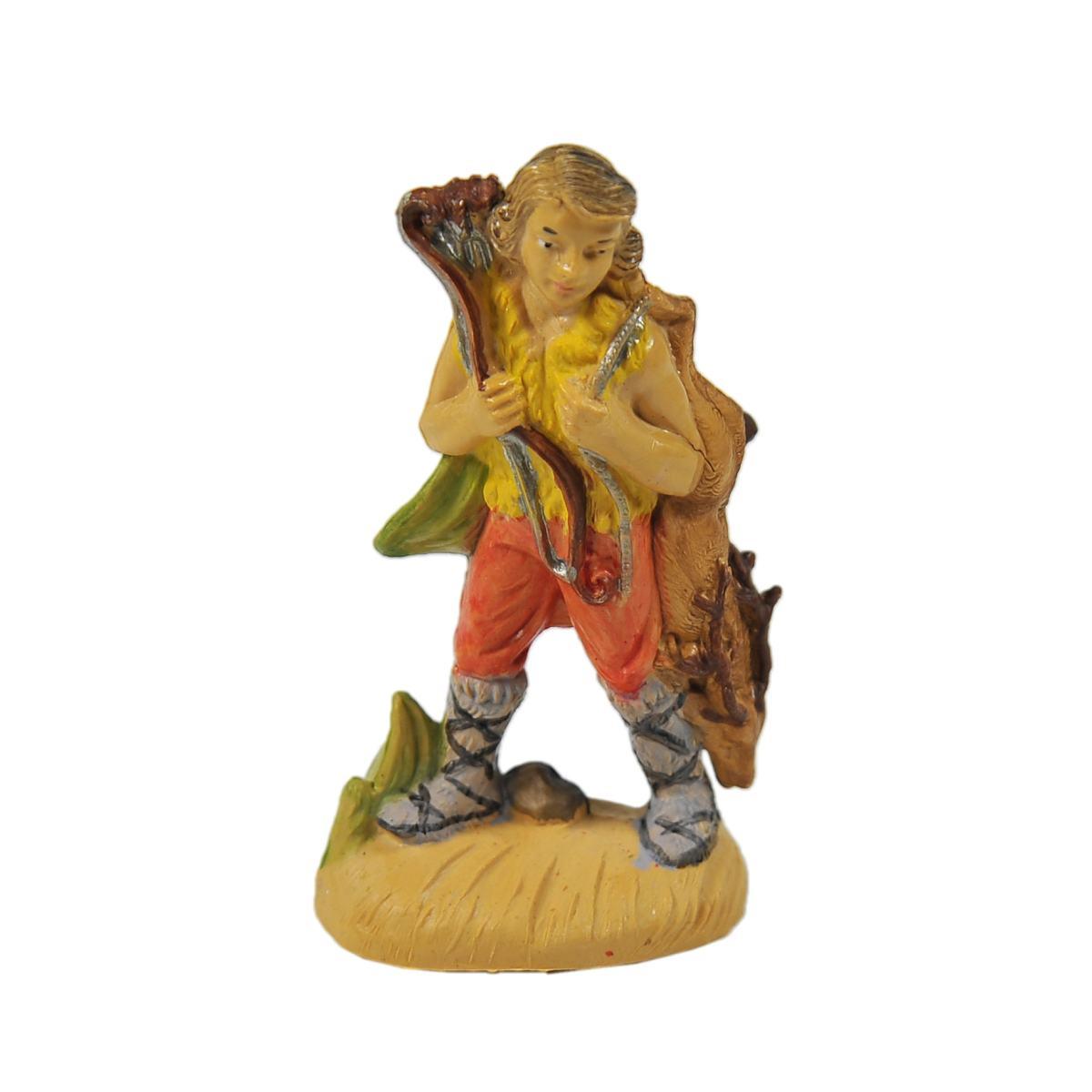 Statua presepe 10 cm cacciatore