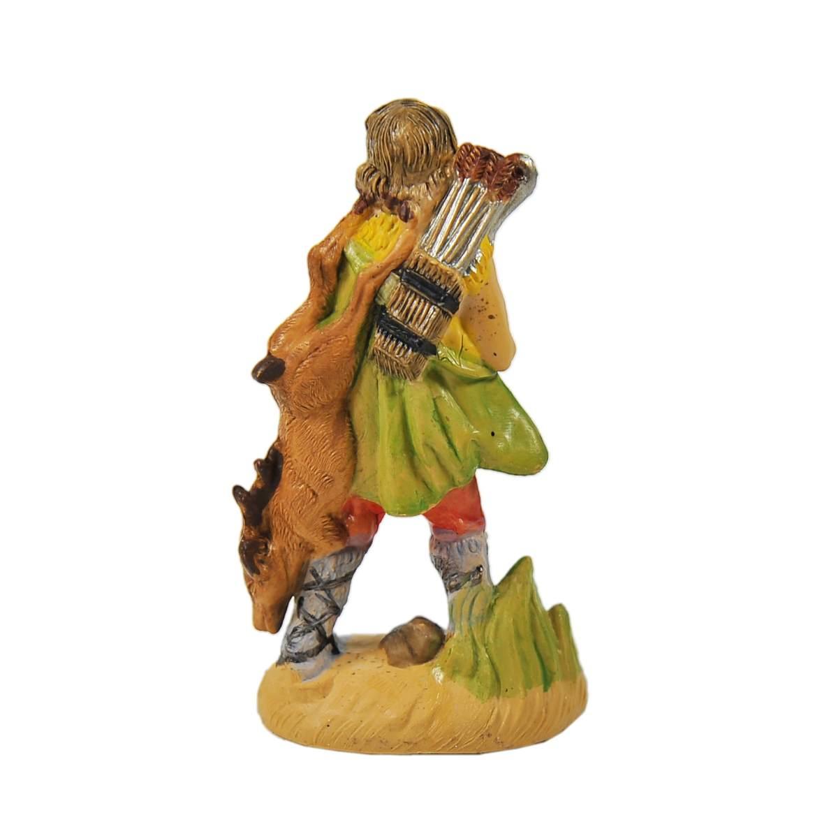 Statua presepe 10 cm cacciatore