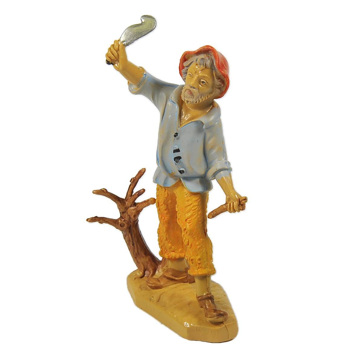 Statua presepe 10 cm taglialegna