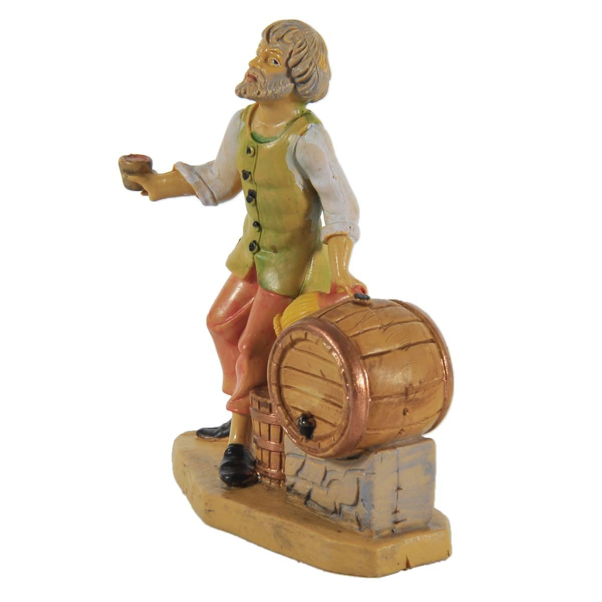 Statua presepe 10 cm oste botte