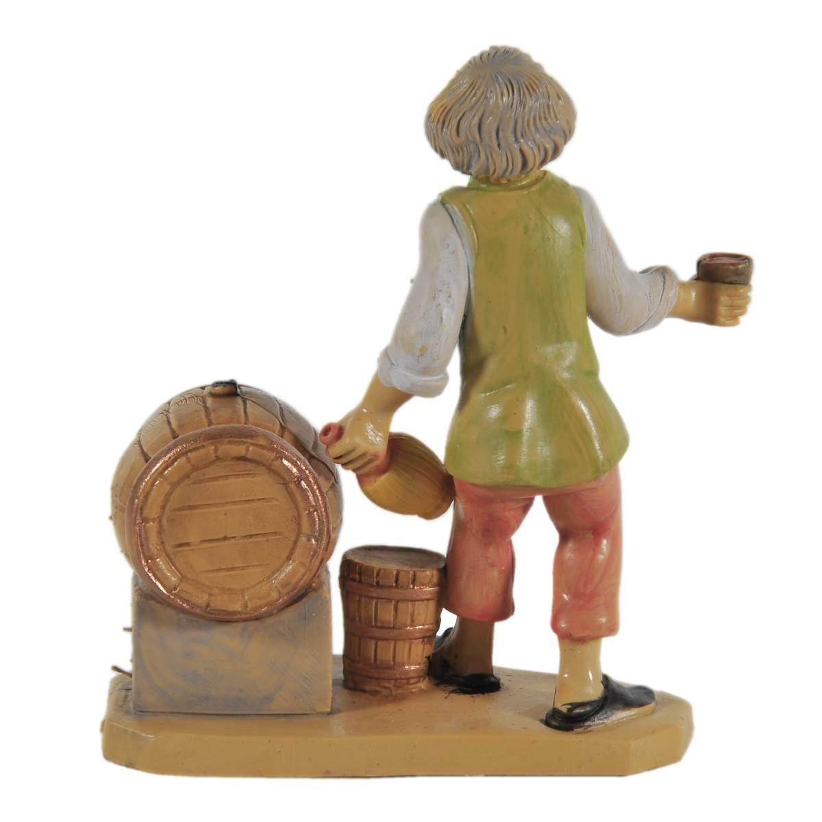 Statua presepe 10 cm oste botte