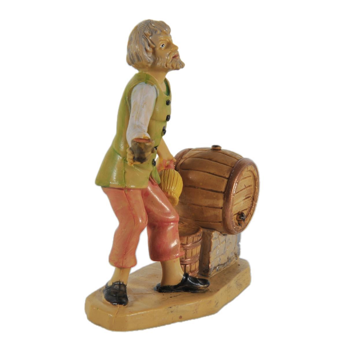 Statua presepe 10 cm oste botte