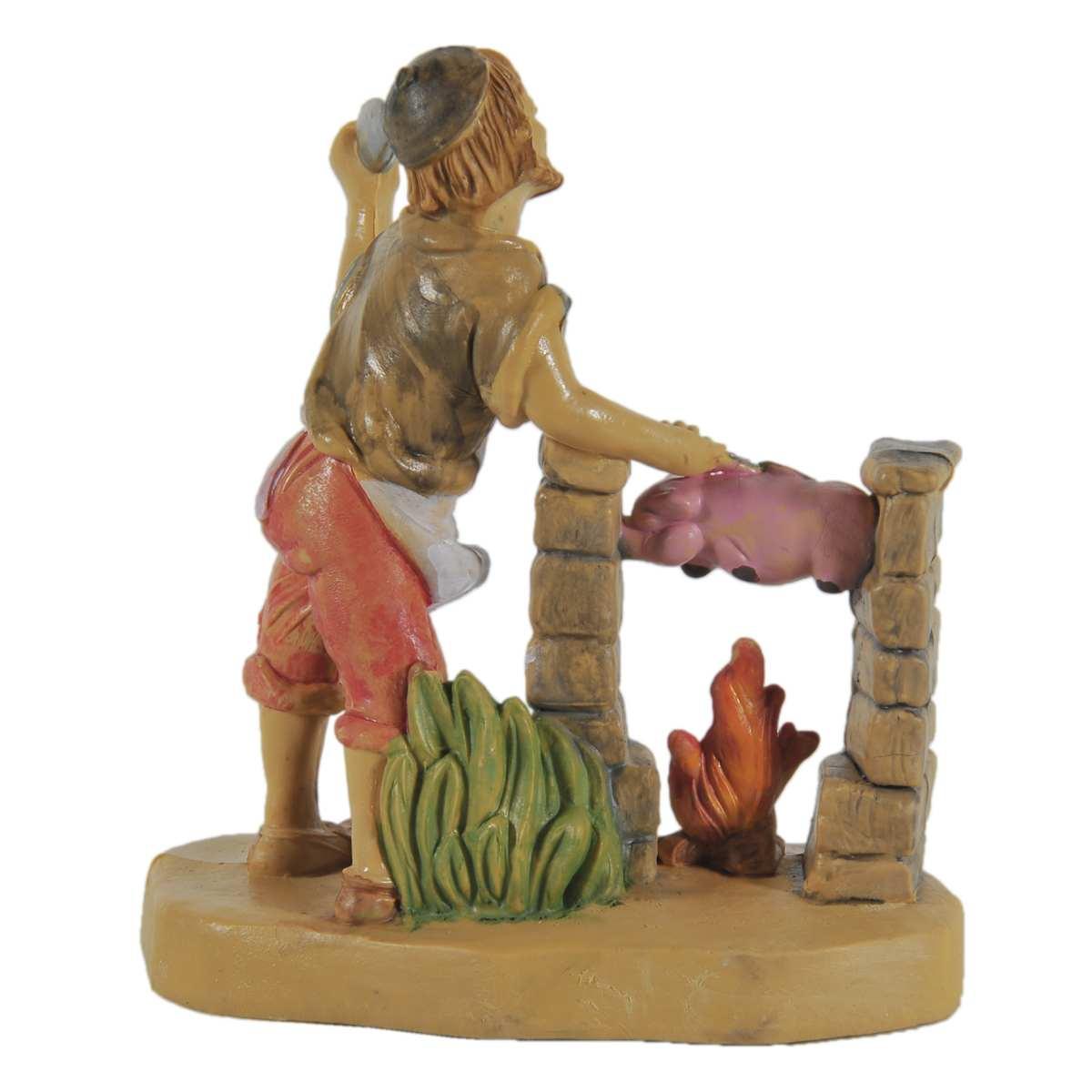 Statua presepe 10 cm macellaio