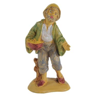 Statua presepe 6 cm mendicante