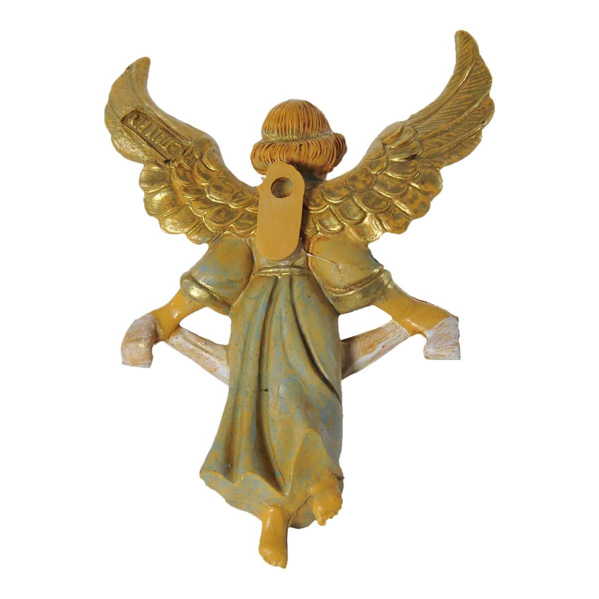 Statua presepe 12 cm angelo da appendere