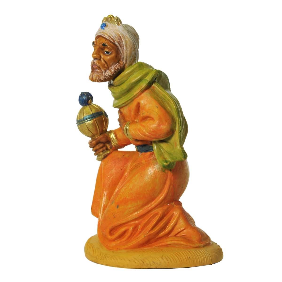 Statua presepe 12 cm re magi gaspare
