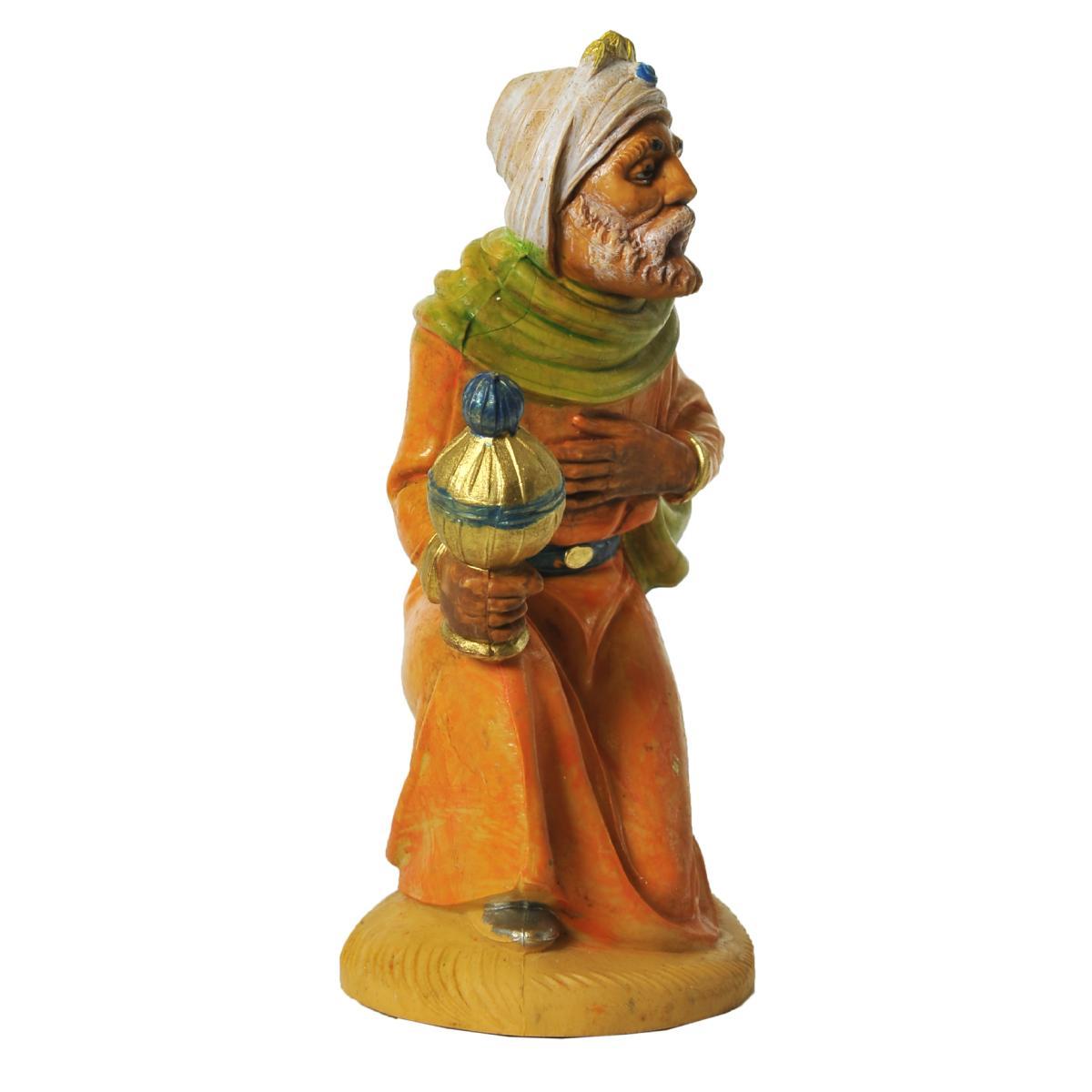 Statua presepe 12 cm re magi gaspare