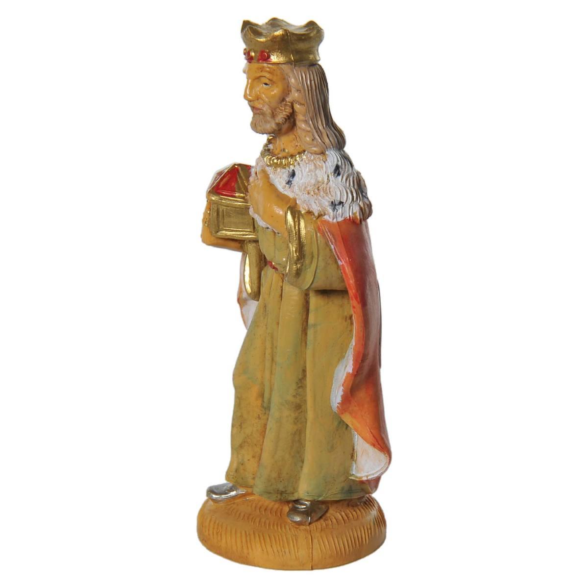 Statua presepe 12 cm re magi melchiorre
