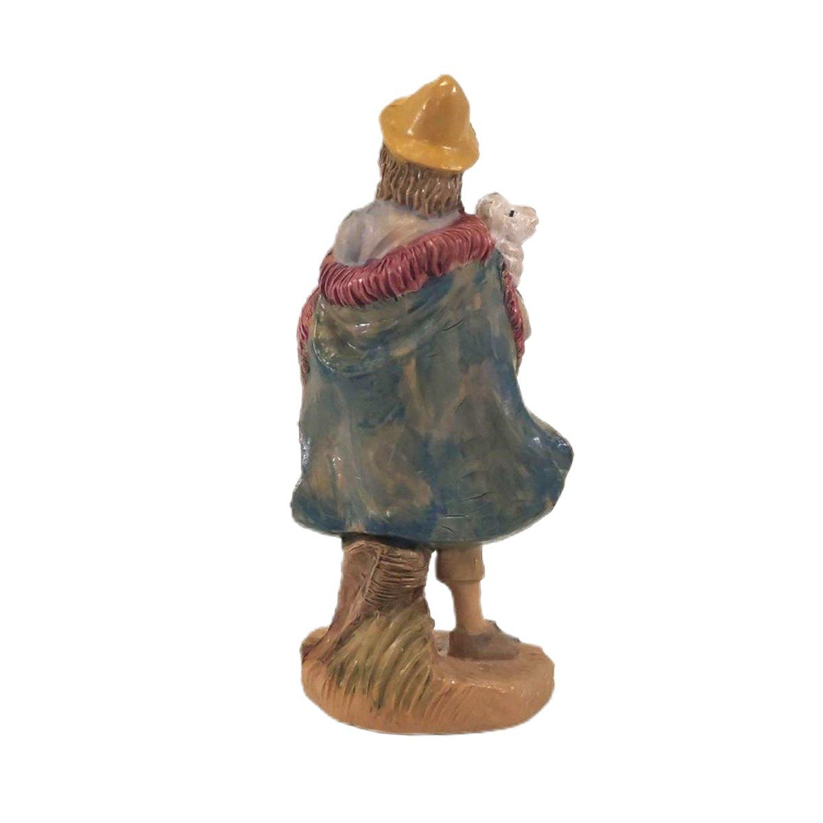 Statua presepe 12 cm pastore pecora