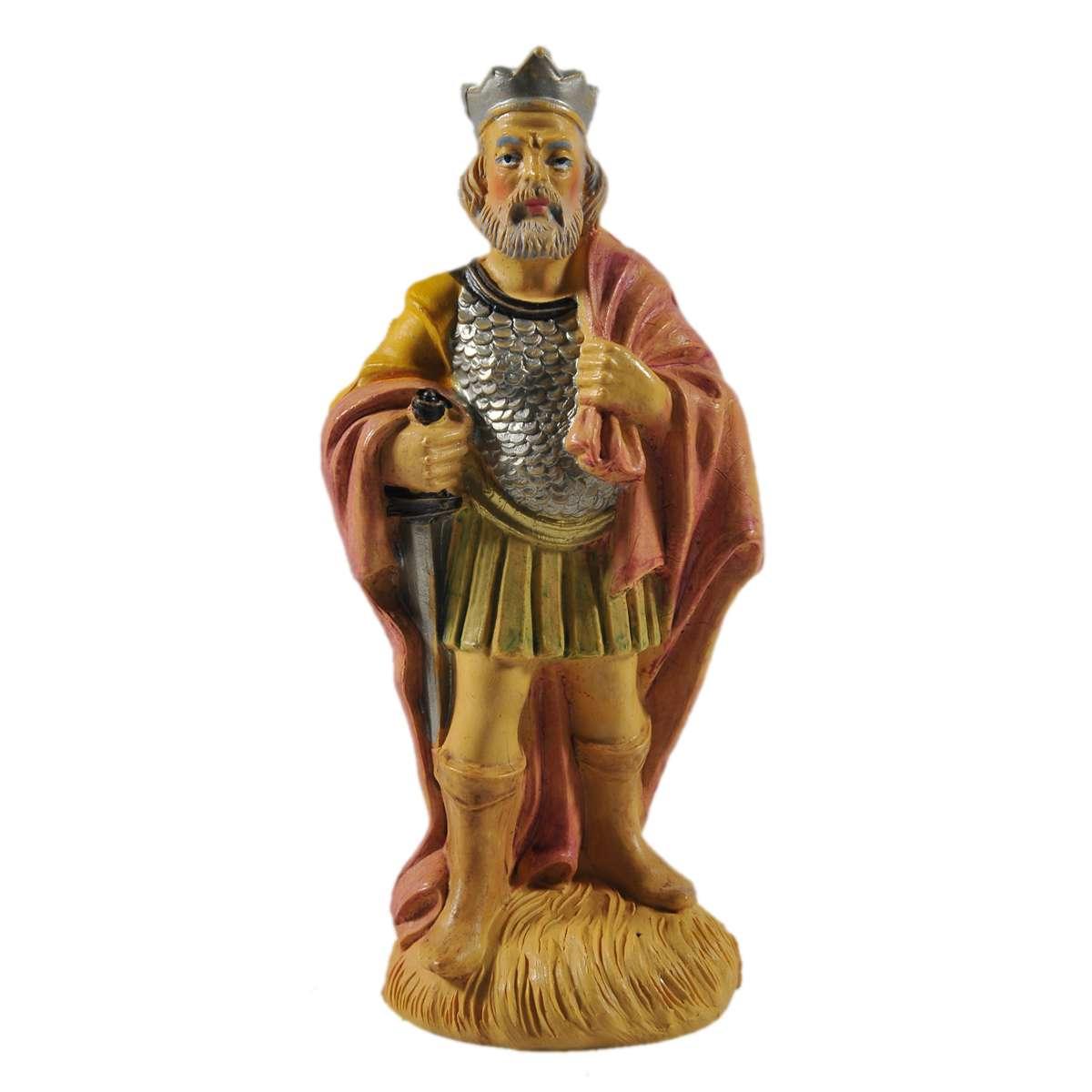 Statua presepe 12 cm soldato romano spada