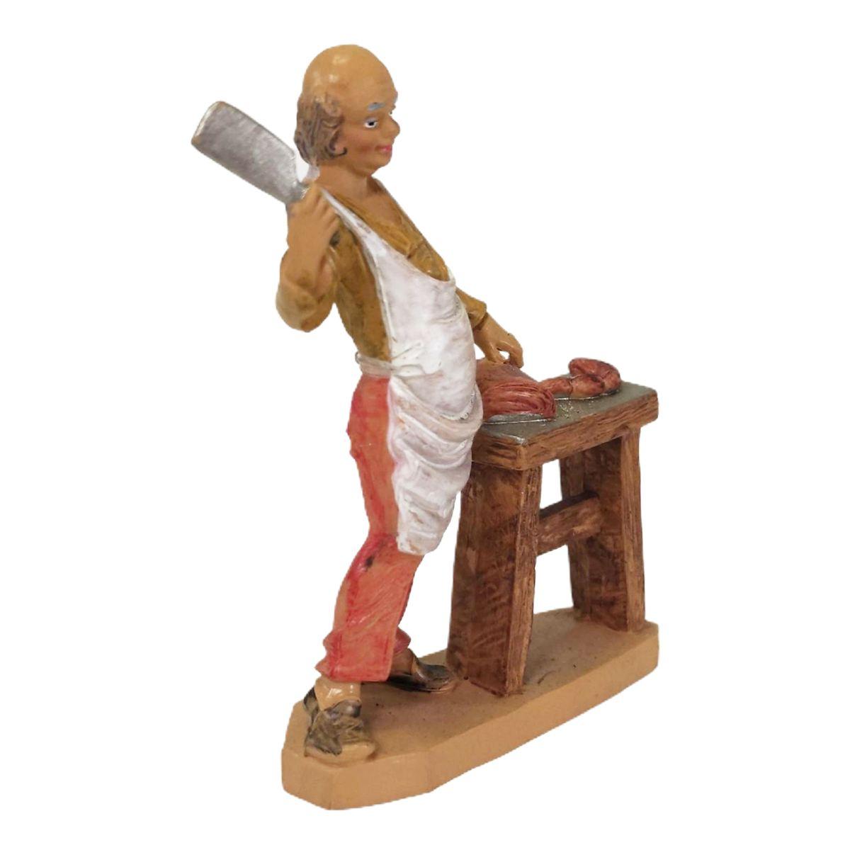 Statua presepe 12 cm macellaio
