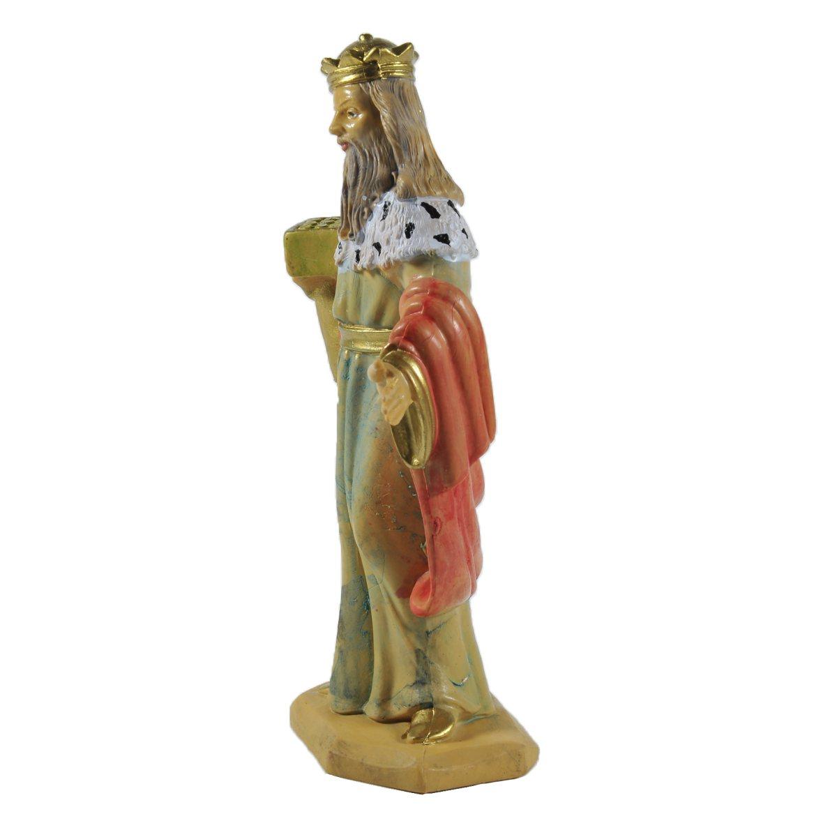 Statua presepe 15 cm re magi melchiorre