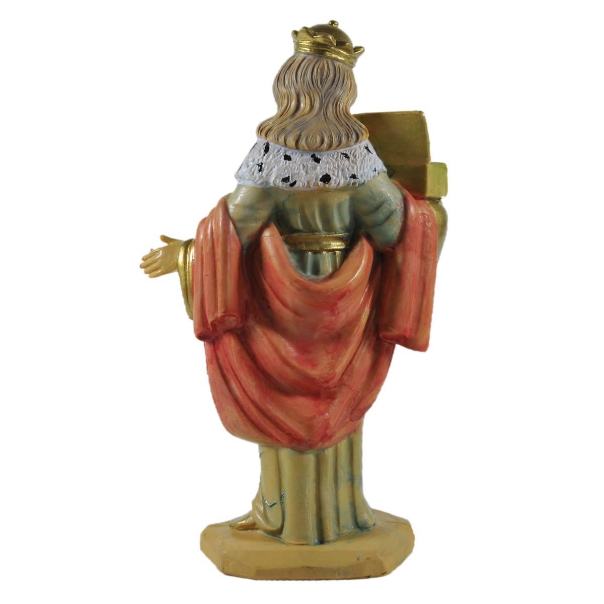 Statua presepe 15 cm re magi melchiorre