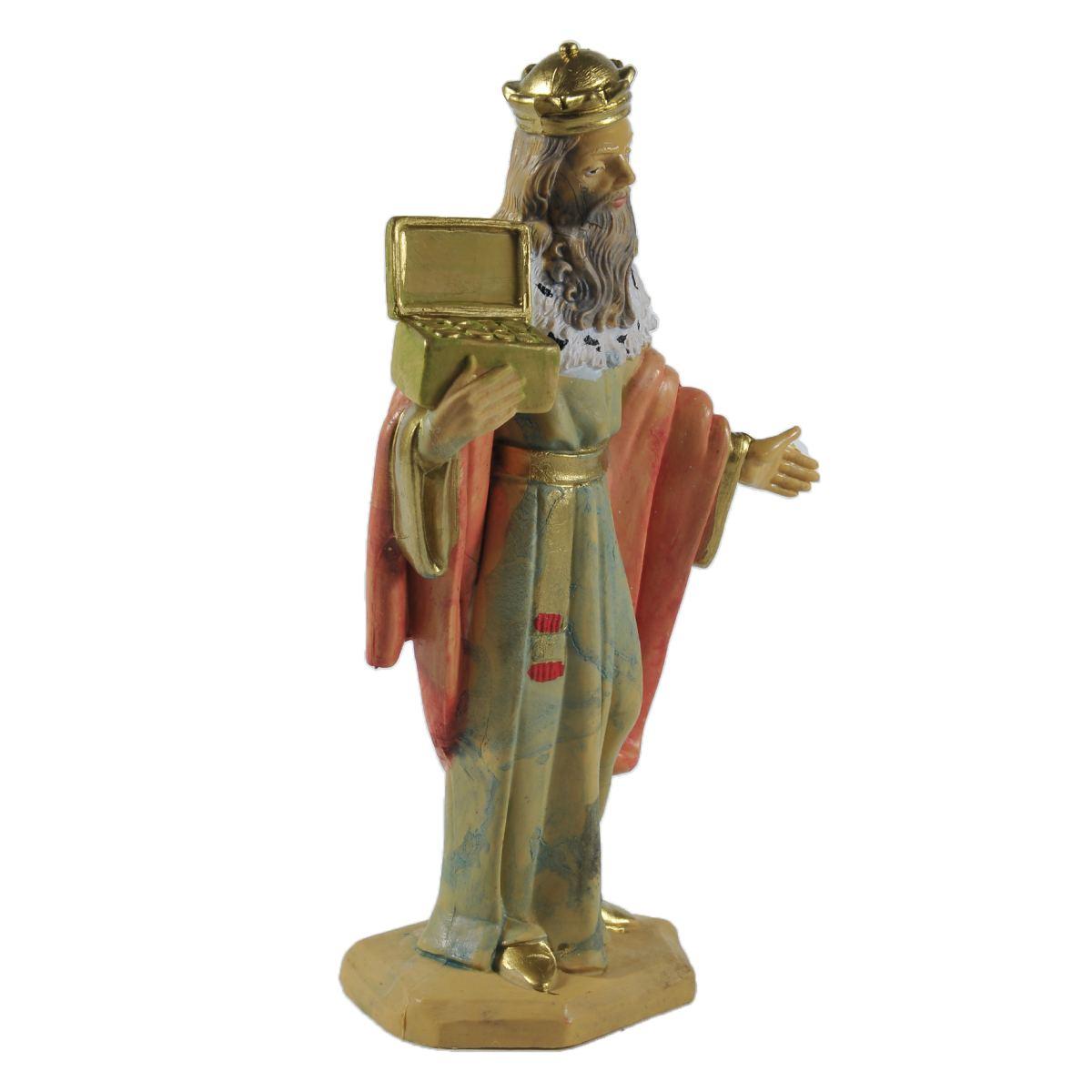 Statua presepe 15 cm re magi melchiorre
