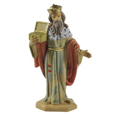 Statua presepe 15 cm re magi melchiorre