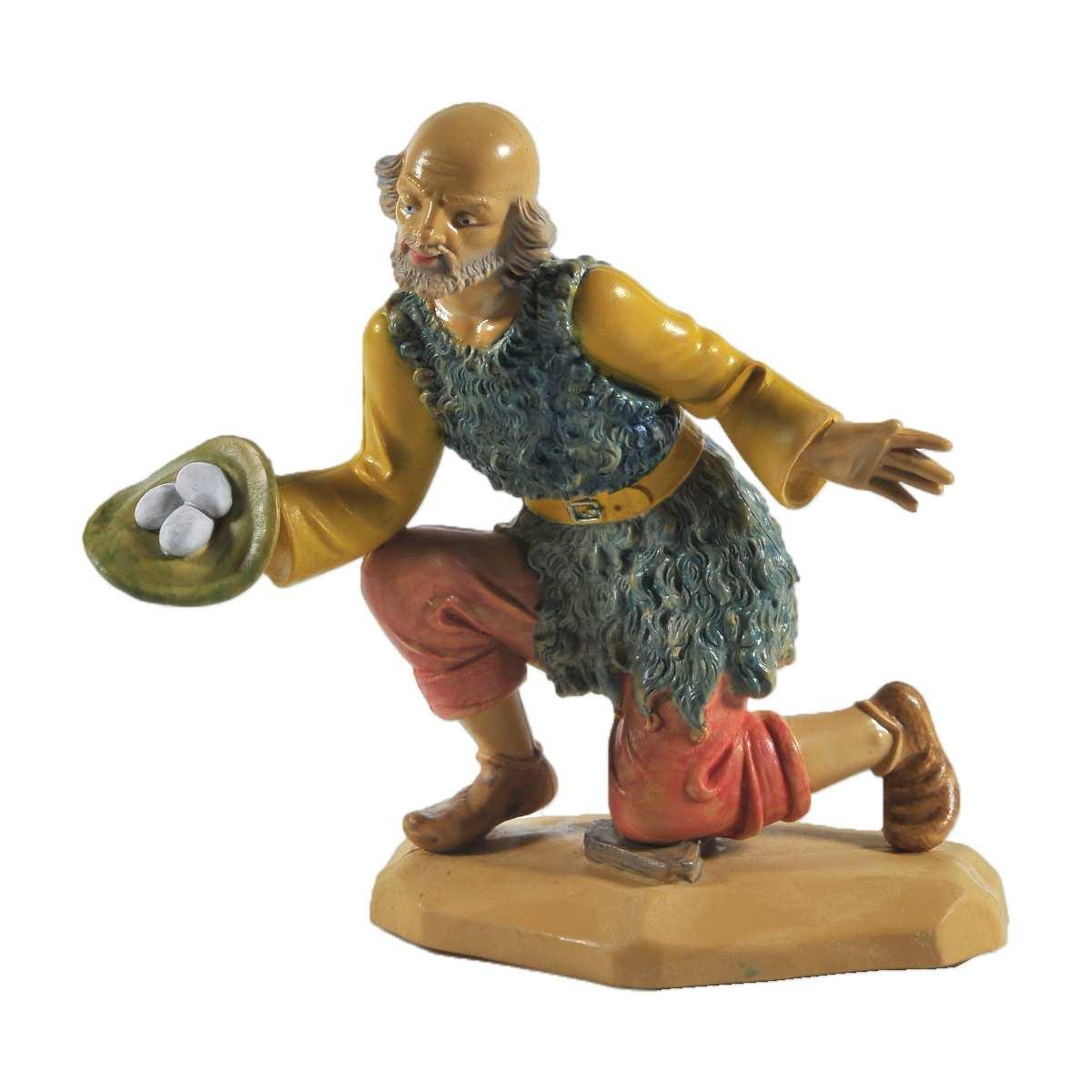 Statua presepe 16 cm mendicante