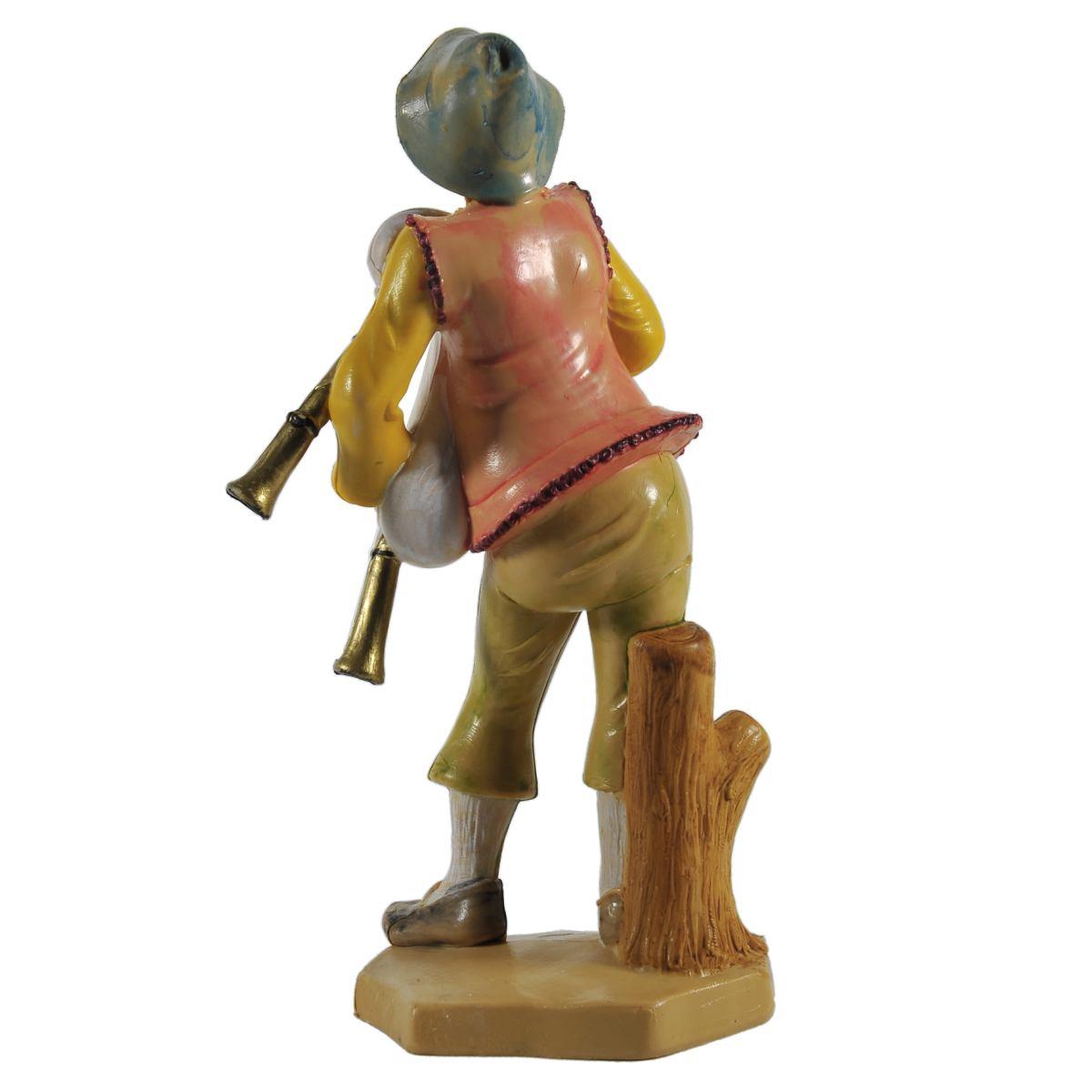 Statua presepe 16 cm zampognaro