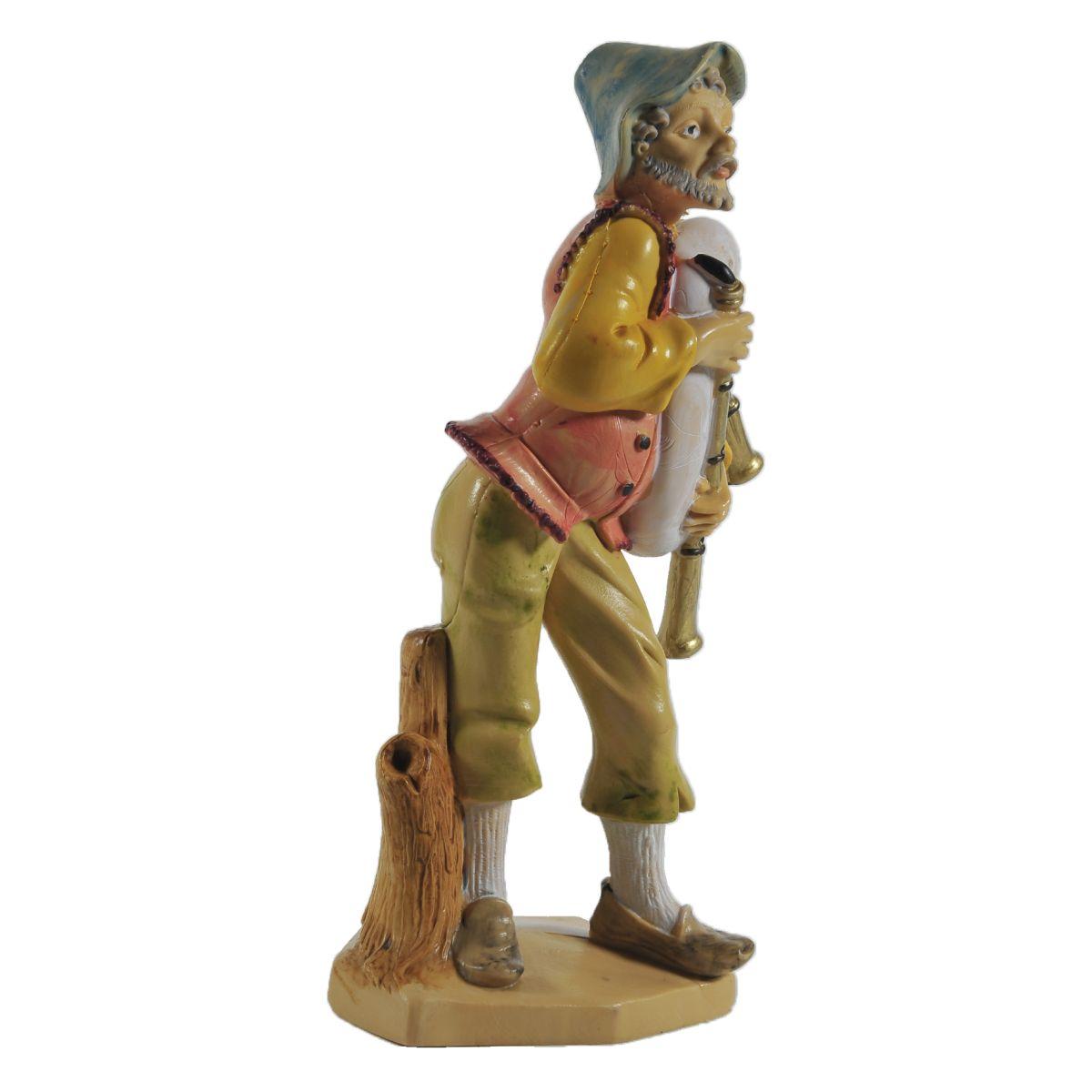 Statua presepe 16 cm zampognaro
