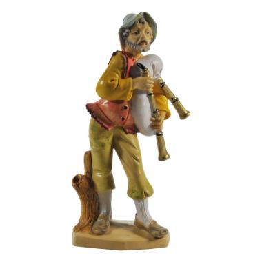 Statua presepe 16 cm zampognaro