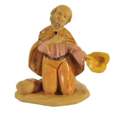 Statua presepe 6 cm mendicante