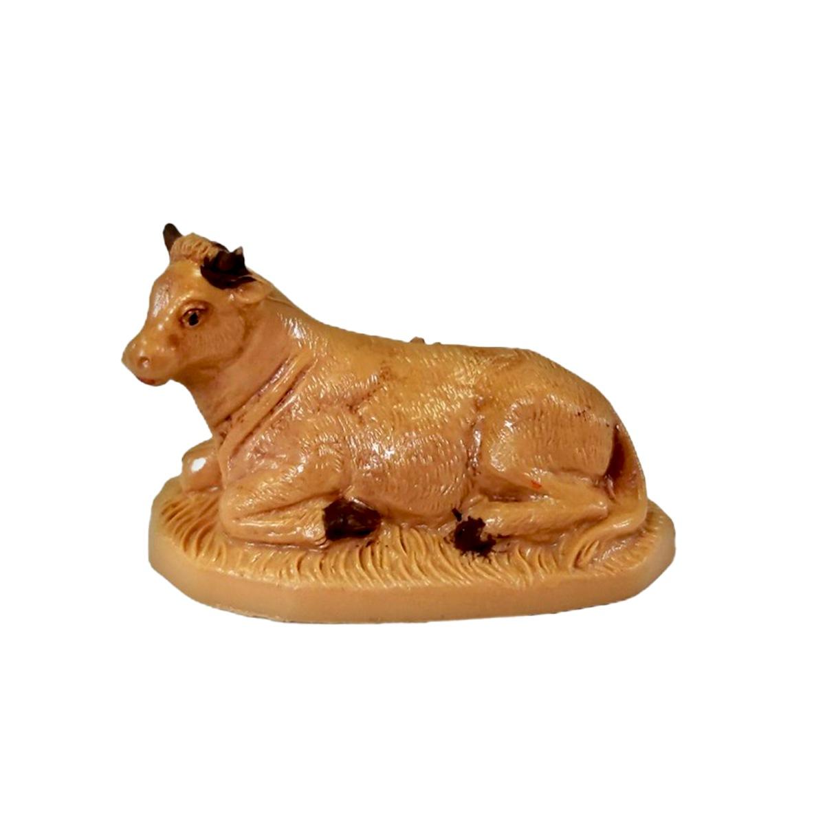 Statua presepe 3 cm bue