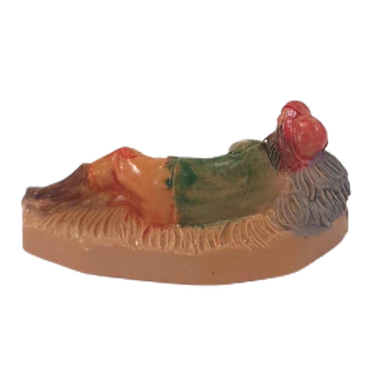 Statua presepe 4 cm pastore dormiente