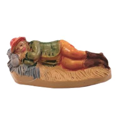 Statua presepe 4 cm pastore dormiente