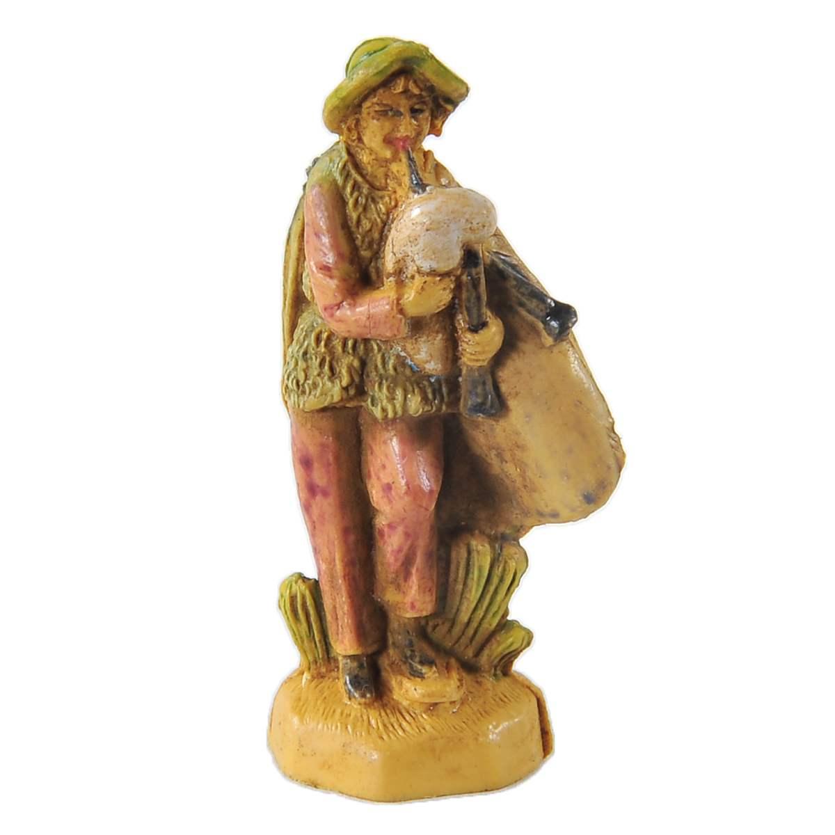 Statua presepe 4 cm zampognaro